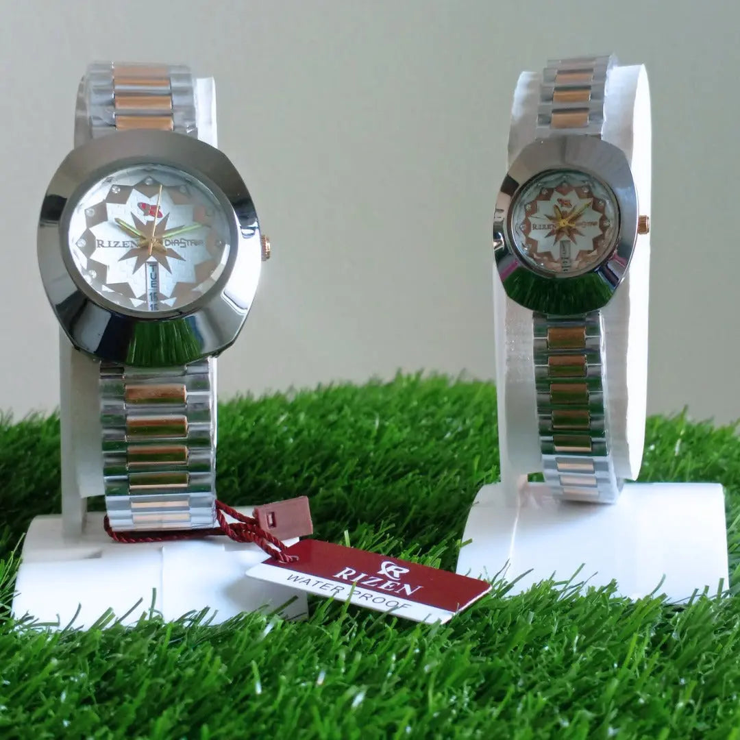 RIZEN DATE & DAY COUPLE WATCH GHARIYAAN